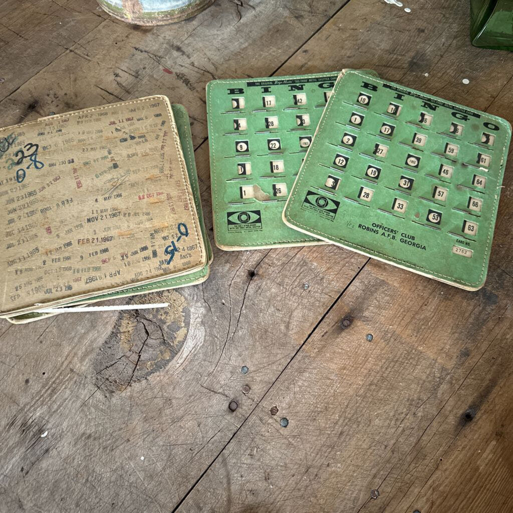 CARDBOARD BINGO CARDS