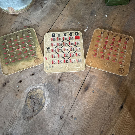 CARDBOARD BINGO CARDS