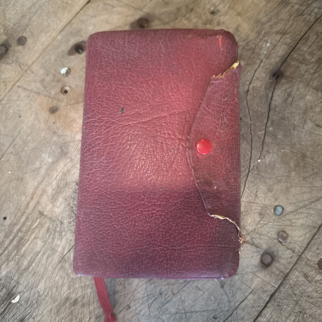 CALFSKIN COVER POCKET BIBLE FROM GREAT BRITIAN