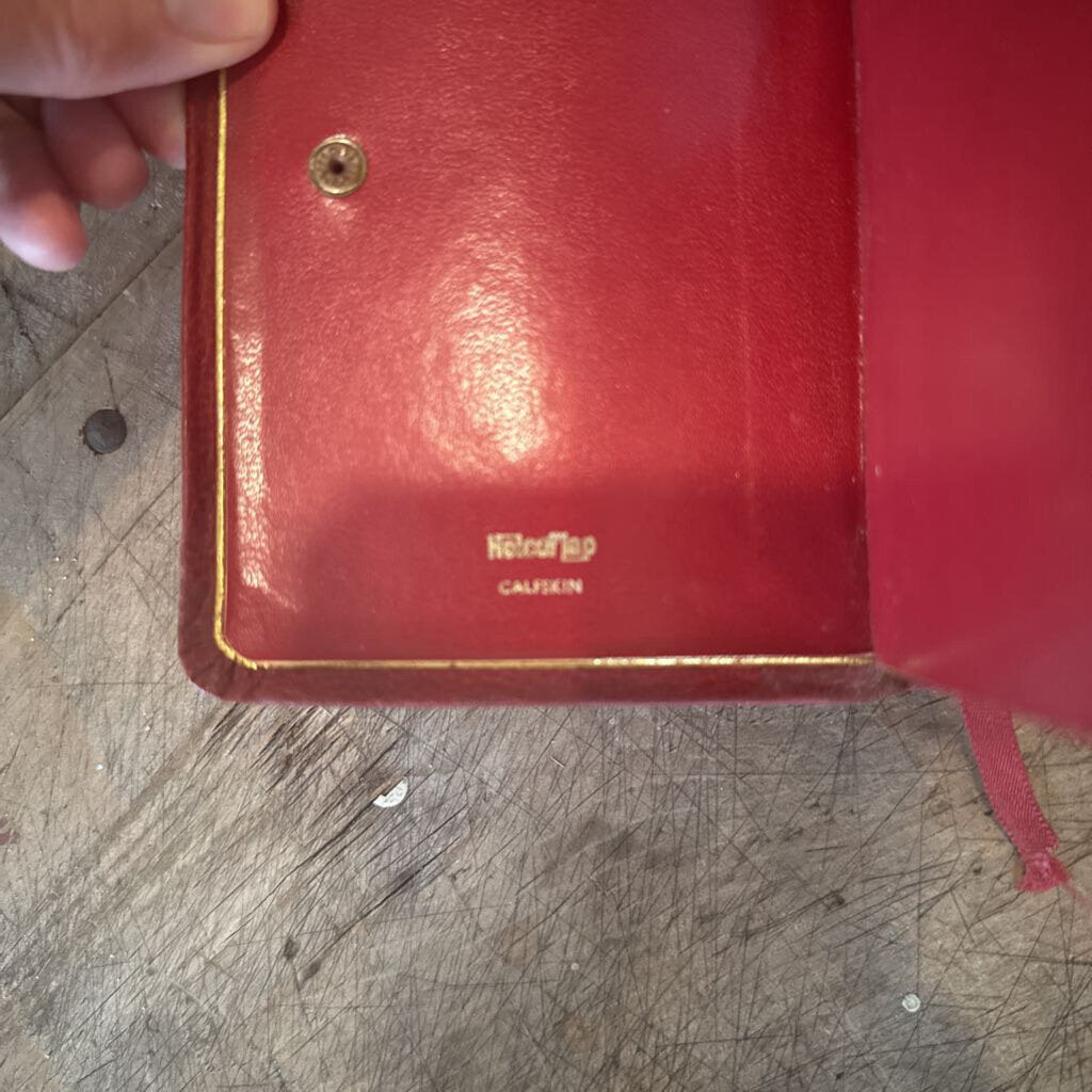 CALFSKIN COVER POCKET BIBLE FROM GREAT BRITIAN