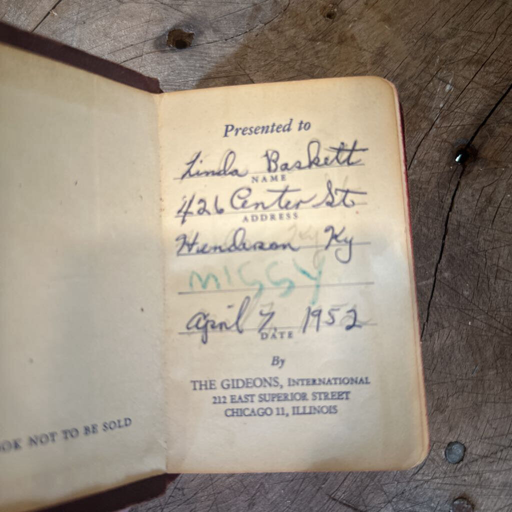 GIDEONS NEW TESTAMENT POCKET BIBLE