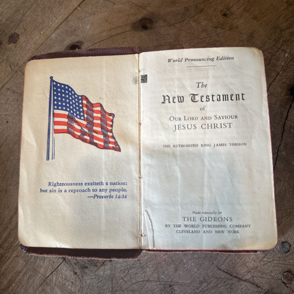 GIDEONS NEW TESTAMENT POCKET BIBLE