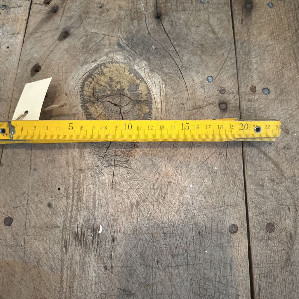 FOLDING WOODEN TAPE MEASURE