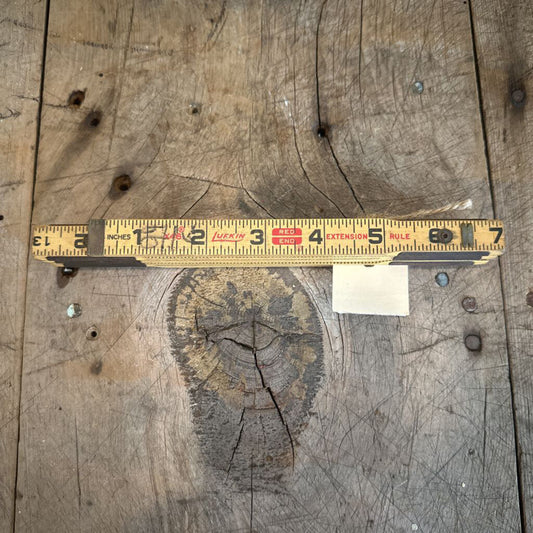 FOLDING WOODEN TAPE MEASURE