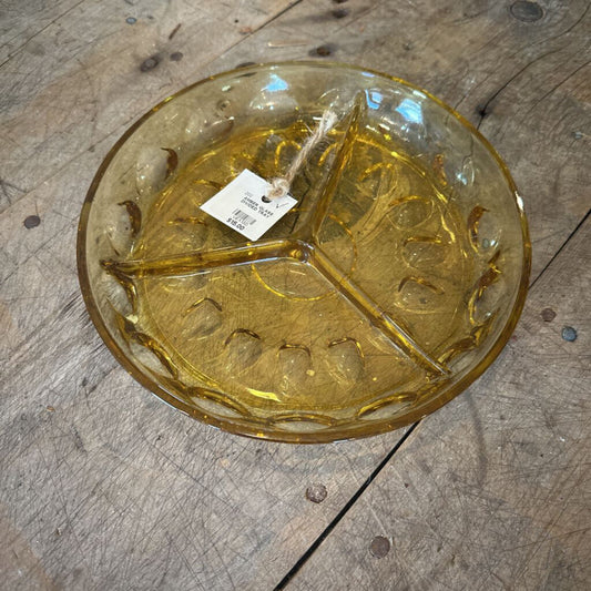 GLASS DIVIDED TRAY