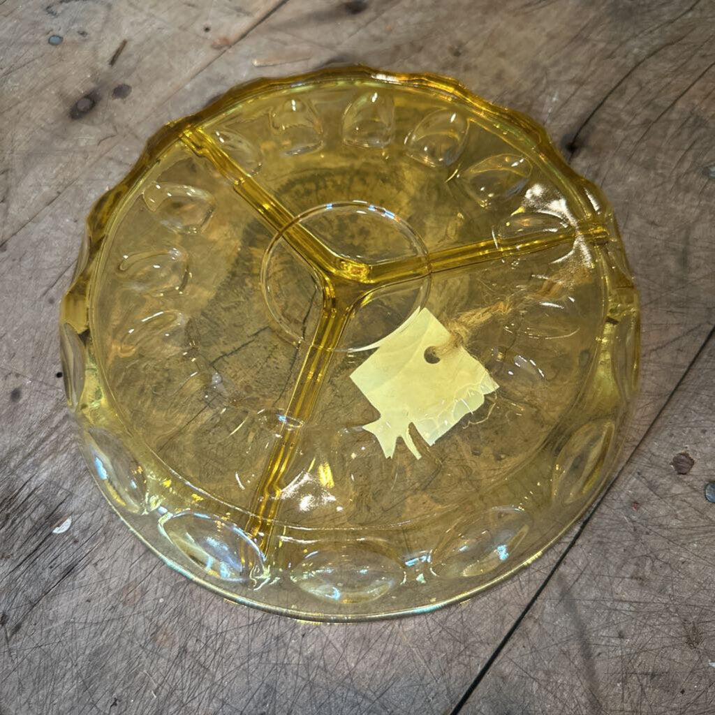 GLASS DIVIDED TRAY