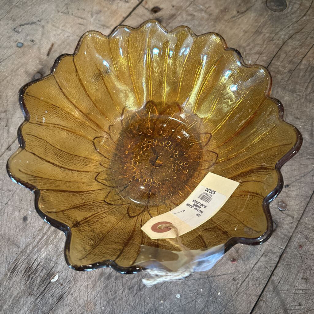 INDIANA GLASS SUNFLOWER