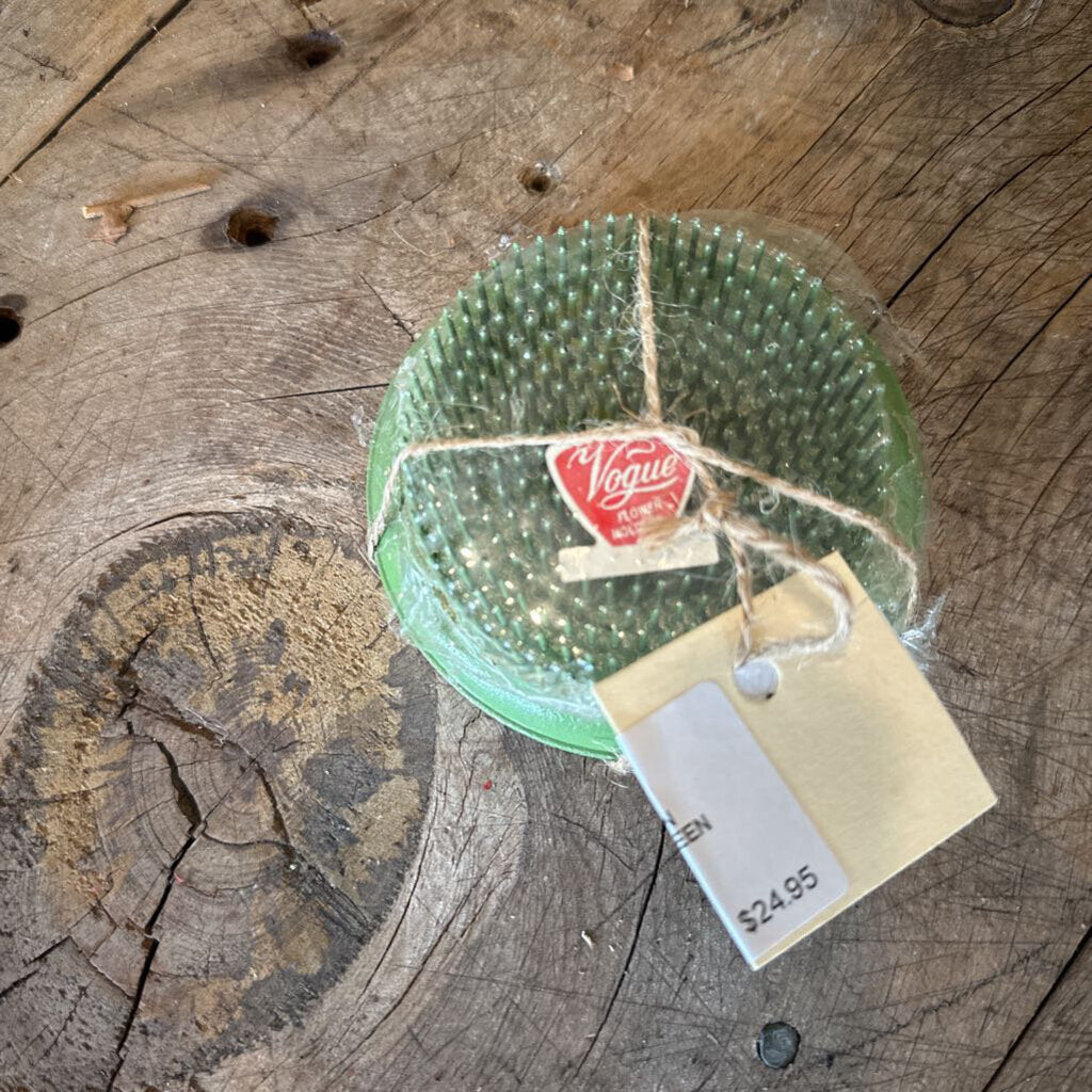 METAL FLOWER FROG IN ORIGINAL PACKAGE