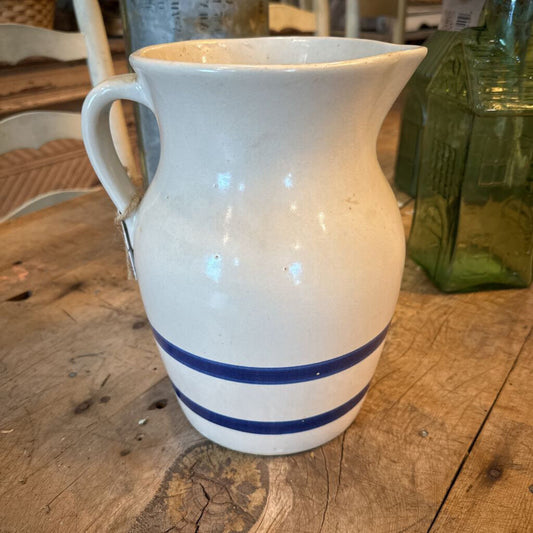 STONEWARE POTTERY PITCHER