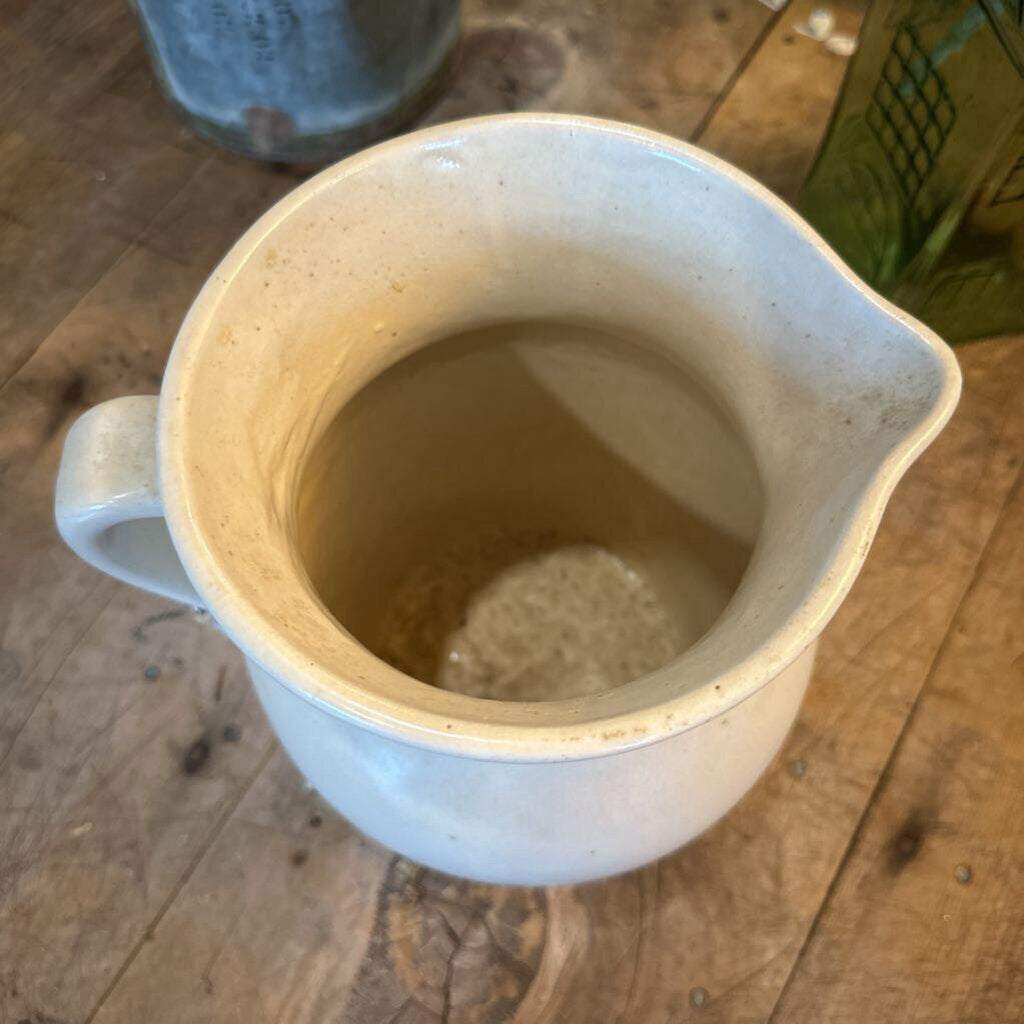 STONEWARE POTTERY PITCHER