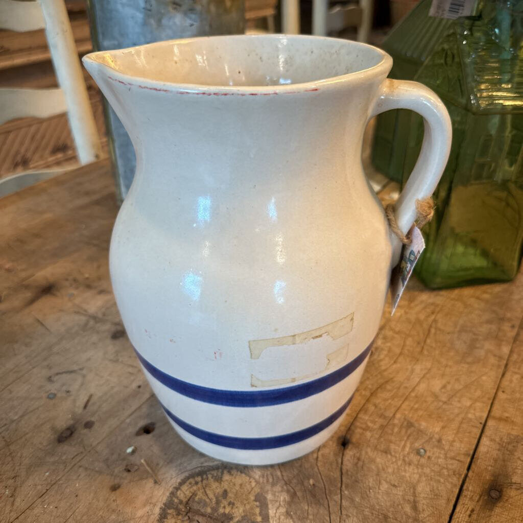 STONEWARE POTTERY PITCHER