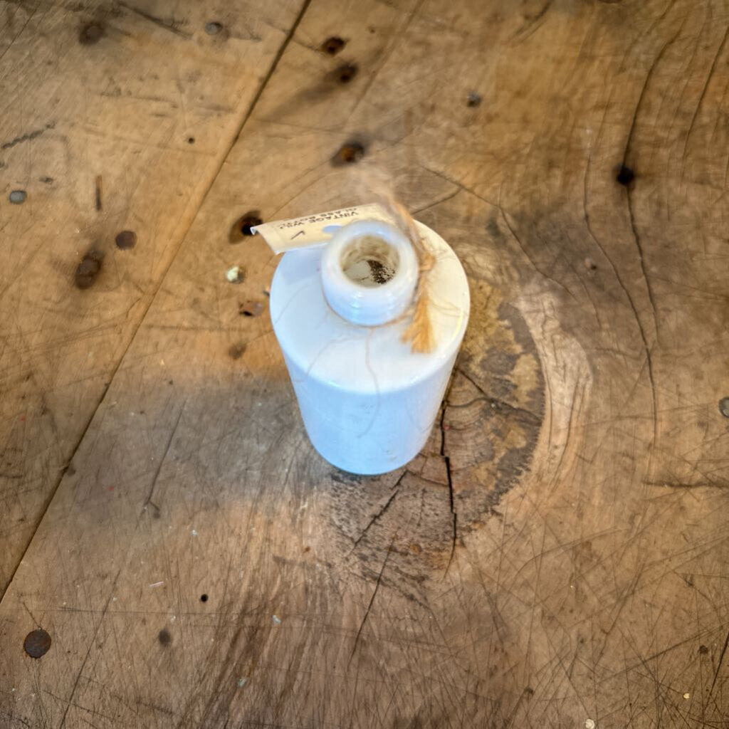 MILK GLASS BOTTLE