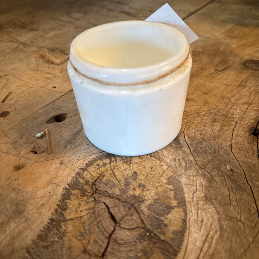 MILK GLASS JAR
