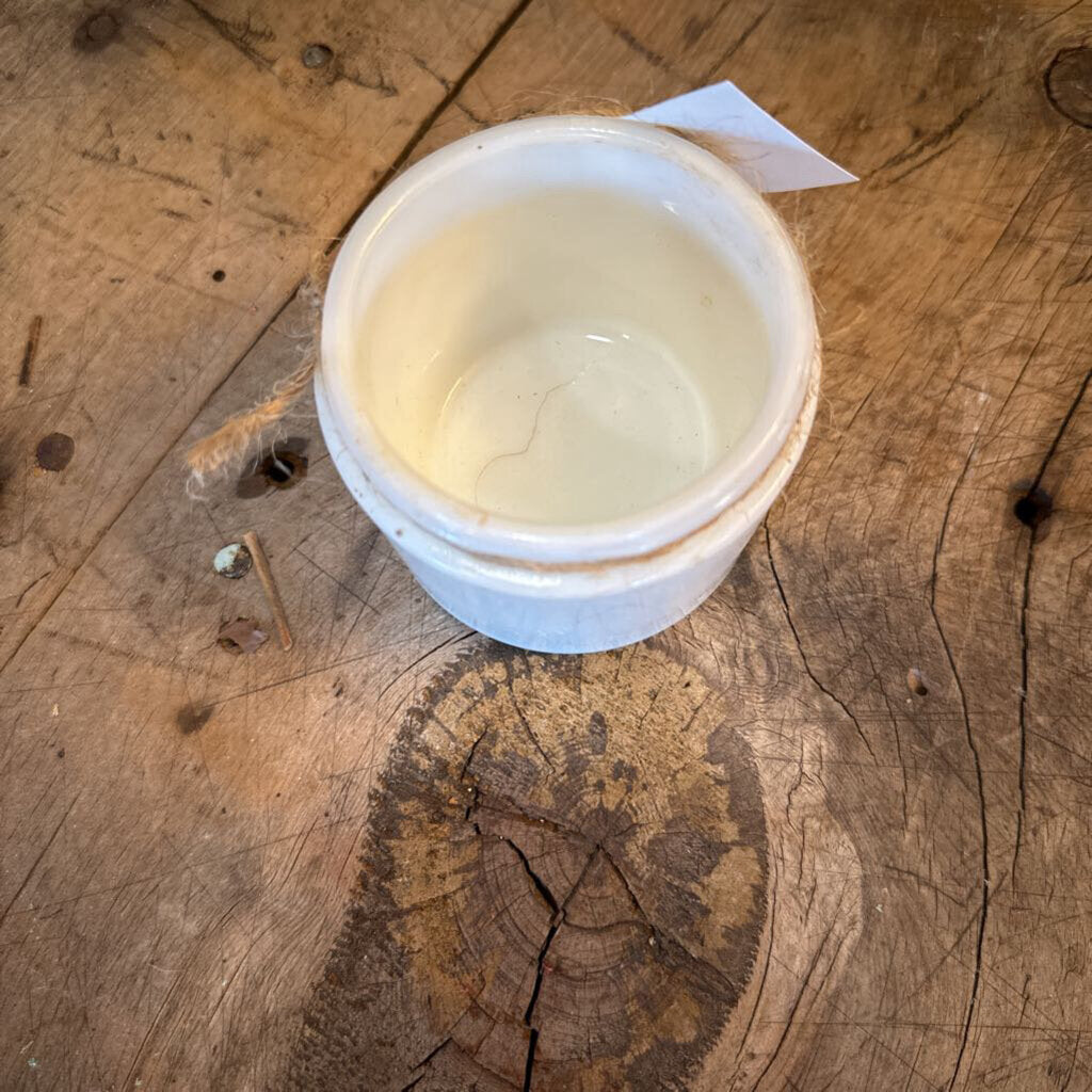MILK GLASS JAR