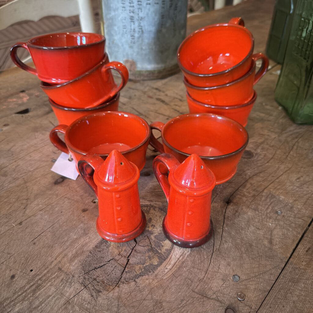 METLOX POPPY TRAIL RED ROOSTER SET