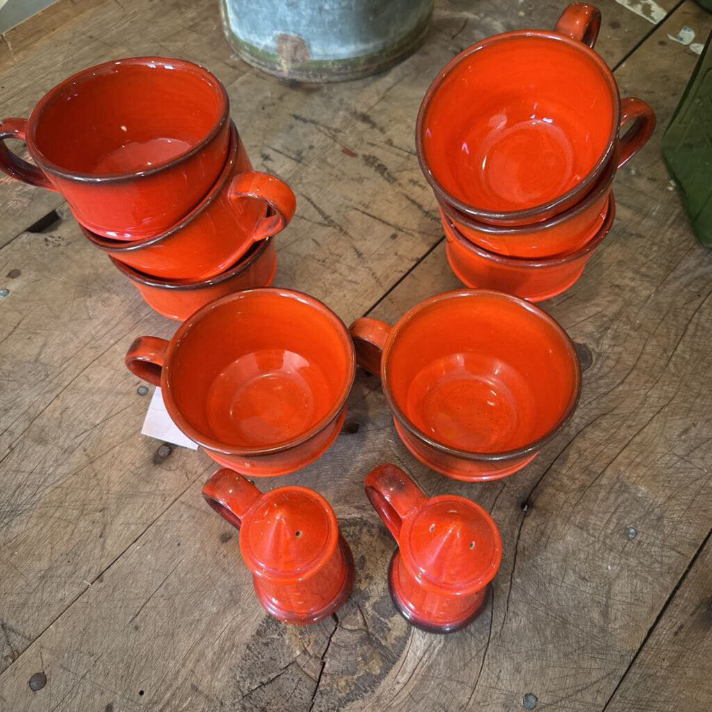 METLOX POPPY TRAIL RED ROOSTER SET