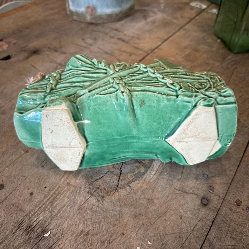 CERAMIC LOG PLANTER