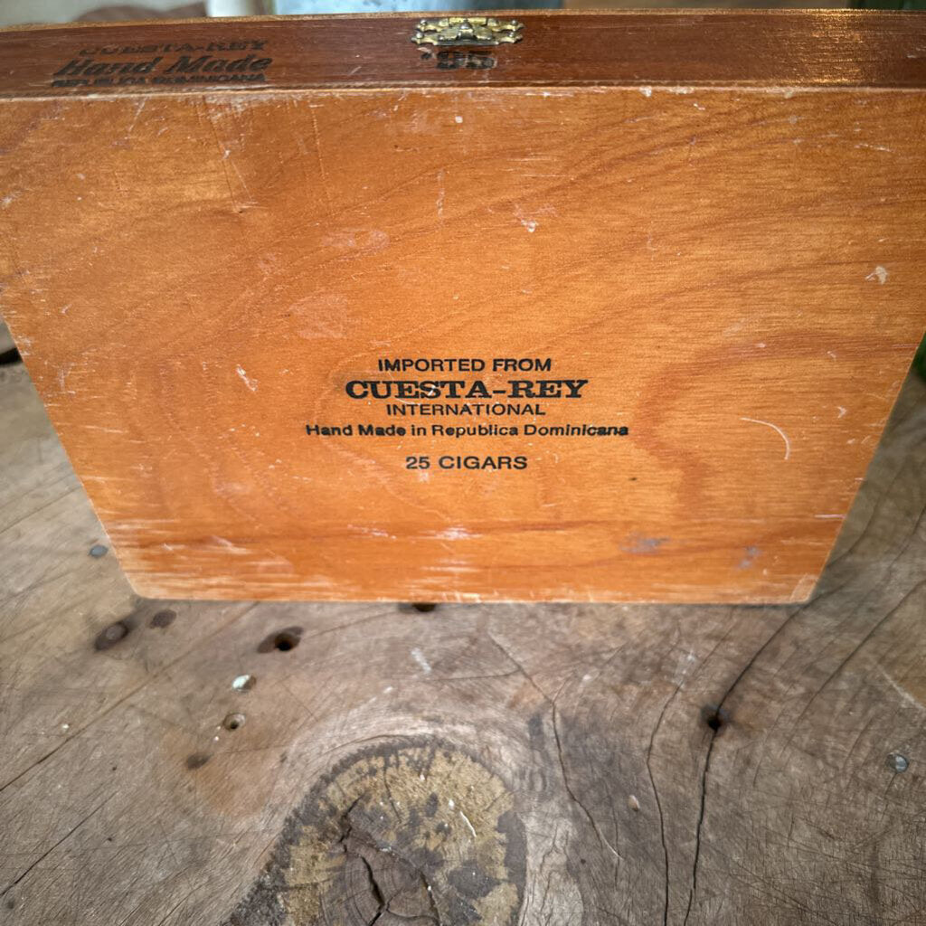 HAND MADE CUESTA REY CIGAR BOX #95
