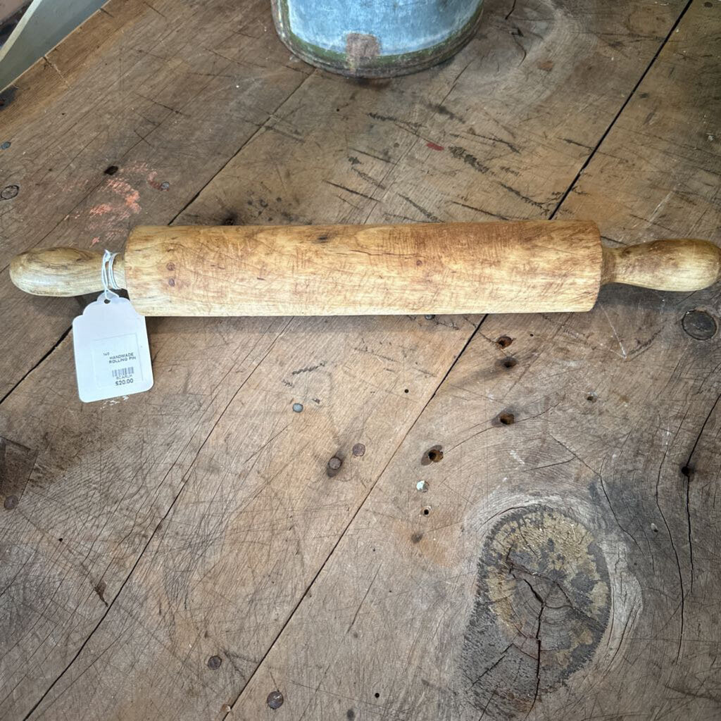 WOODEN ONE PIECE HAND MADE ROLLING PIN