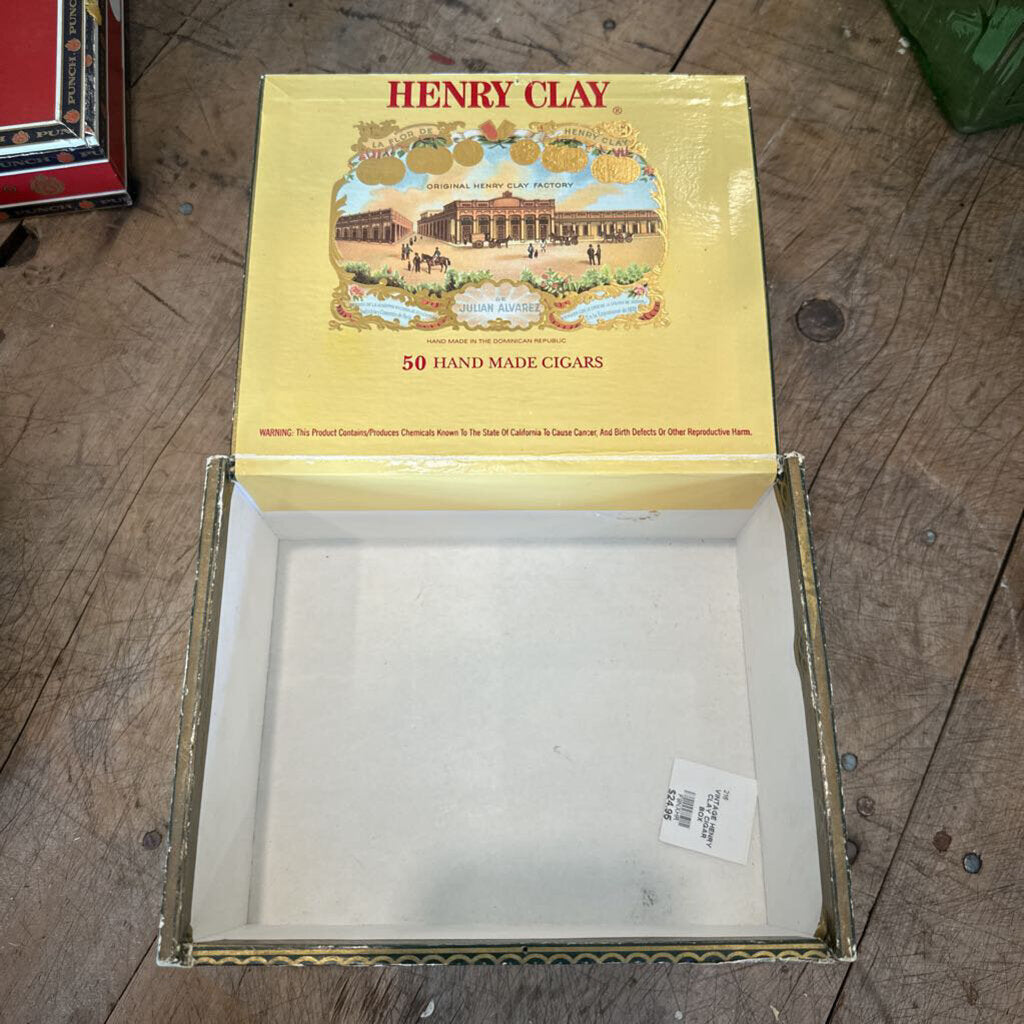 HENRY CLAY CIGAR BOX