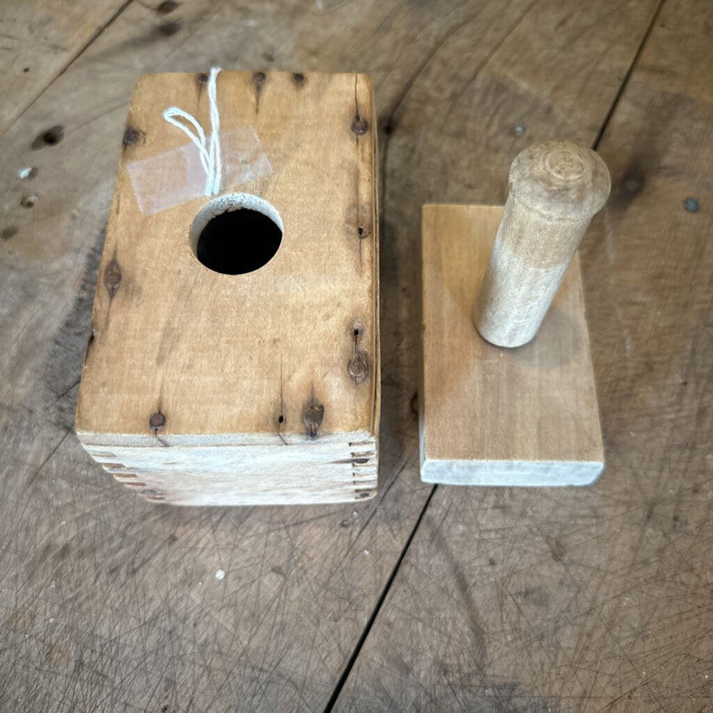WOOD BUTTER MOLD