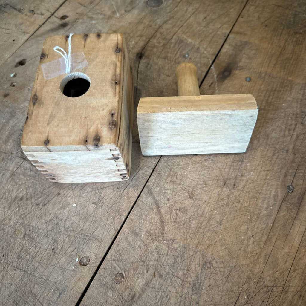 WOOD BUTTER MOLD