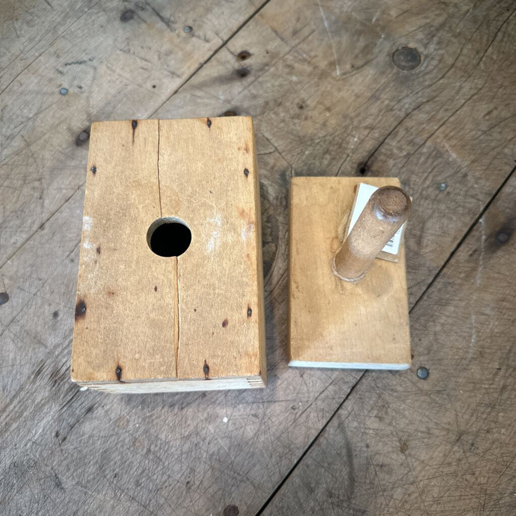 WOOD BUTTER MOLD