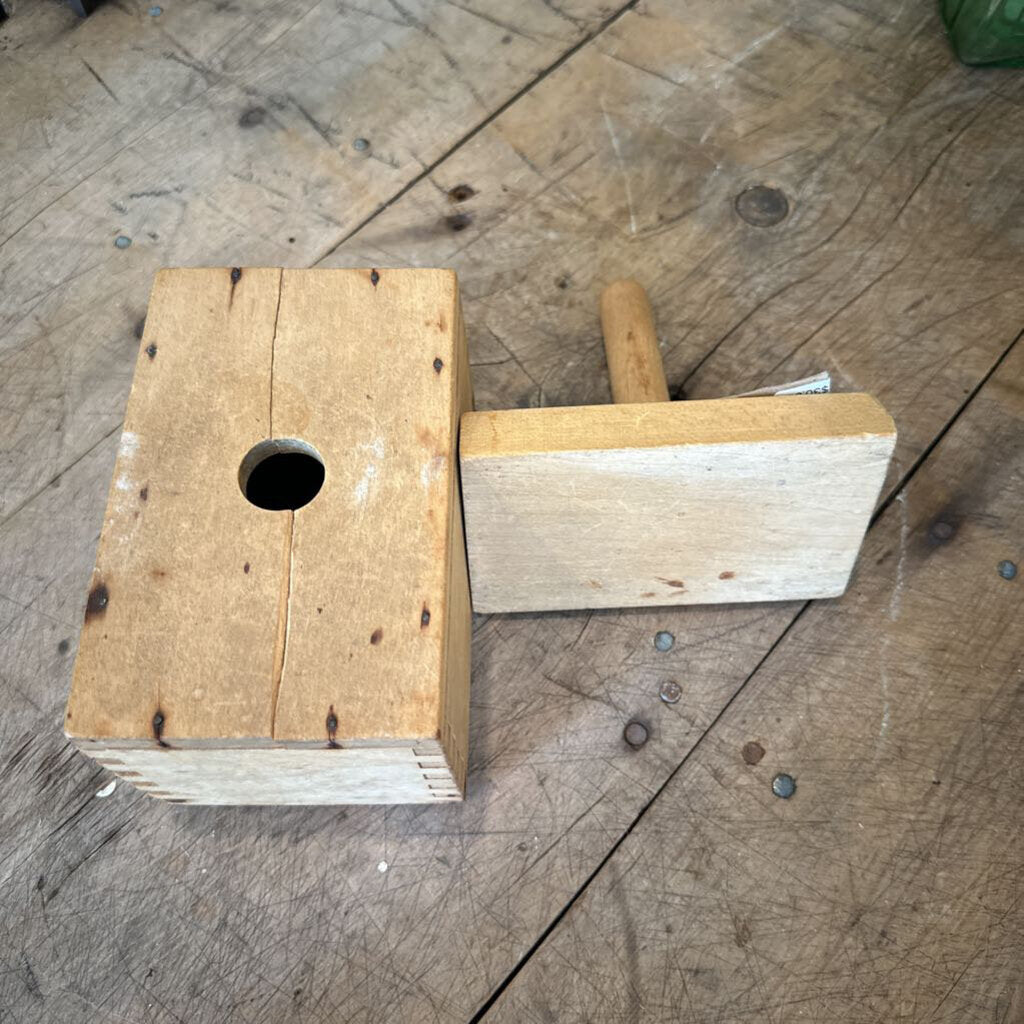 WOOD BUTTER MOLD