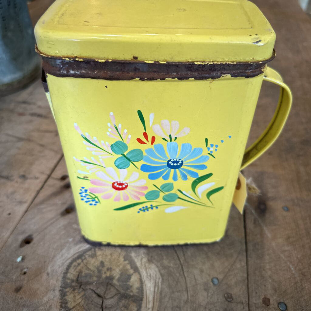 METAL FLOUR CONTAINER