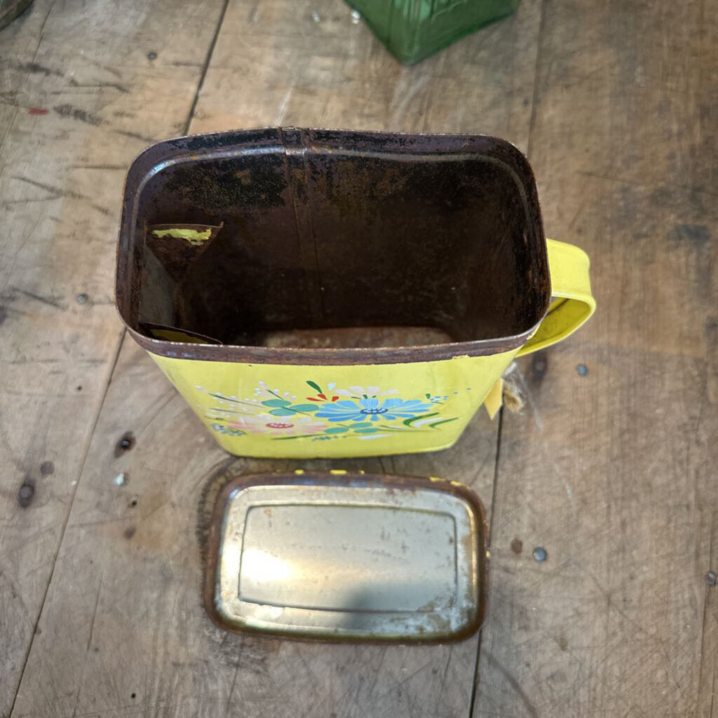 METAL FLOUR CONTAINER