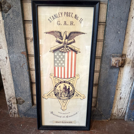 FRAMED AMERICAN LEGION ART
