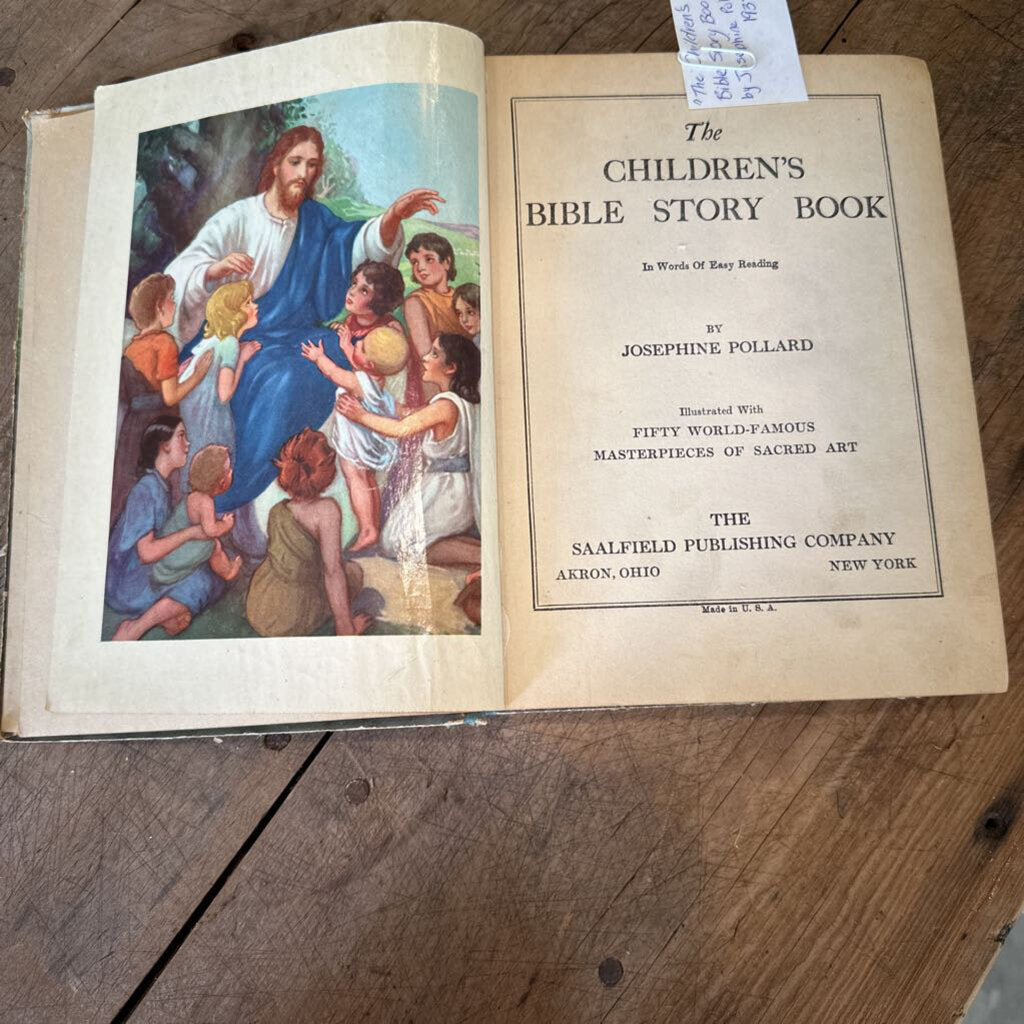 CHILDREN'S BIBLE STORY BOOK FROM 1937