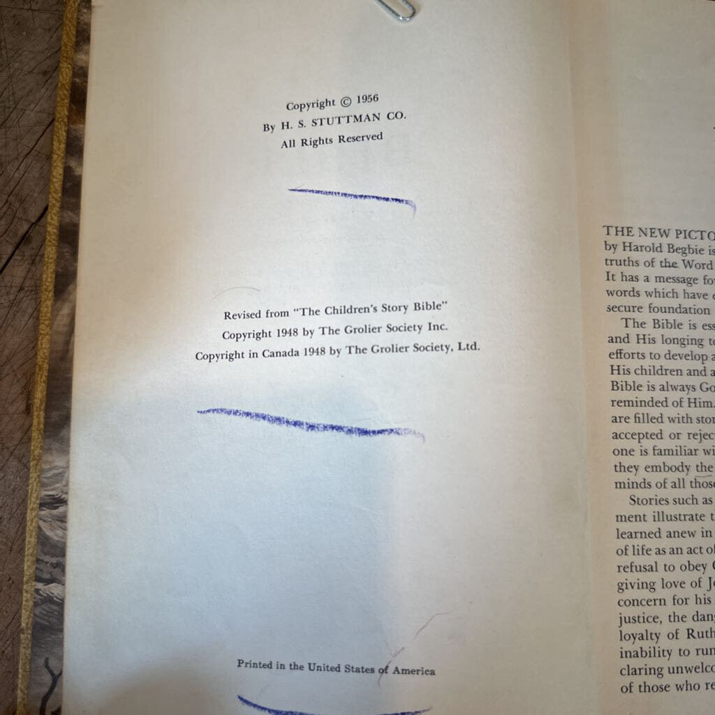 THE BIBLE IN STORY AND PICTURES, OLD TESTAMENT