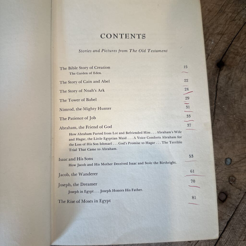 THE BIBLE IN STORY AND PICTURES, OLD TESTAMENT