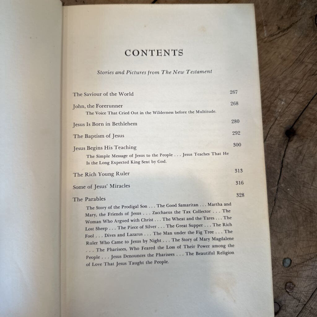 THE BIBLE IN STORY AND PICTURES, NEW TESTAMENT