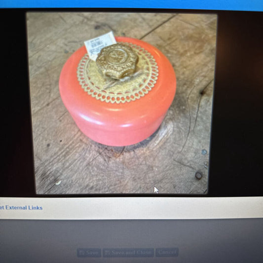 AVON "UNFORGETTABLE" BEAUTY DUST CONTAINER