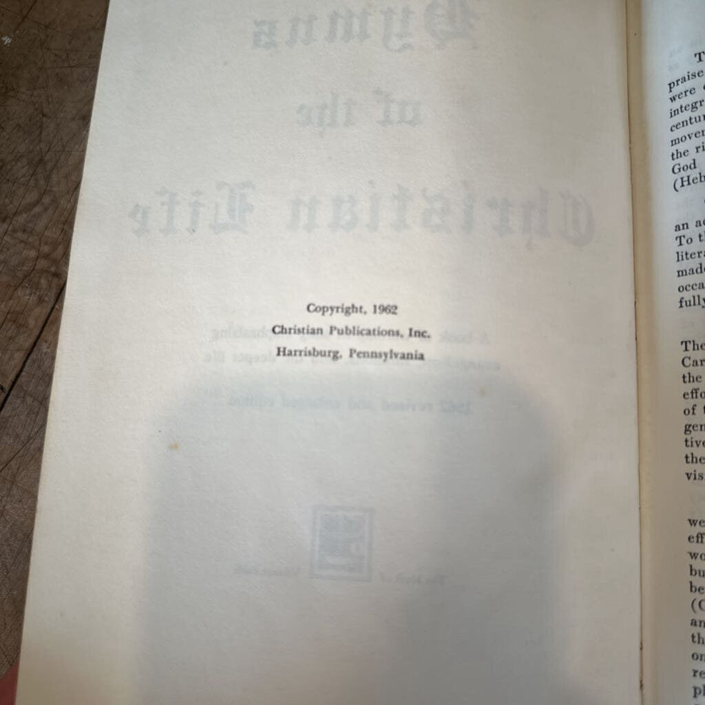 HYMNS OF THE CHRISTIAN LIFE