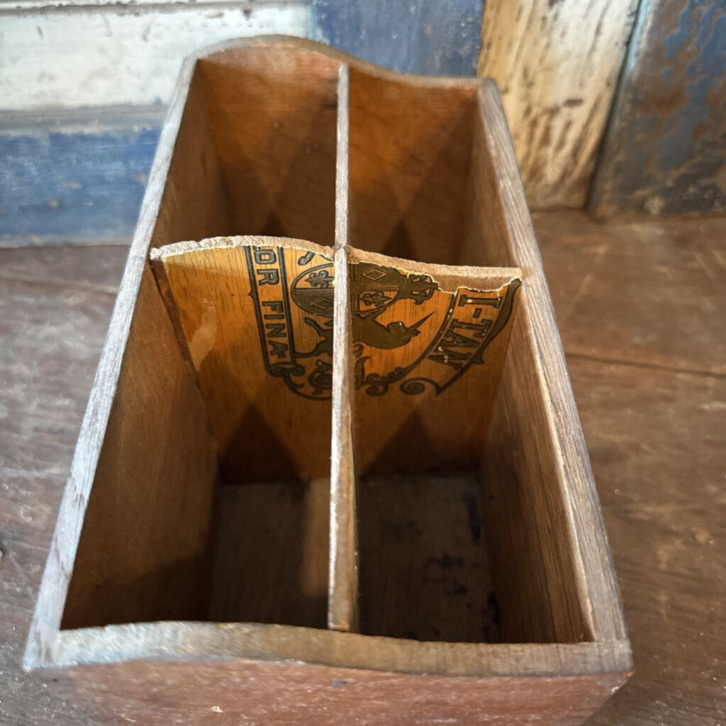 MAIL SORTER MADE FROM CIGAR BOXES