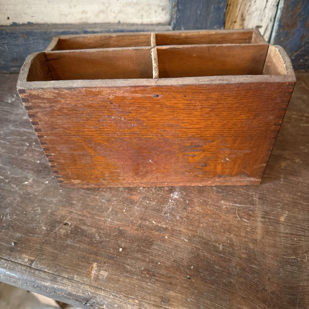 MAIL SORTER MADE FROM CIGAR BOXES