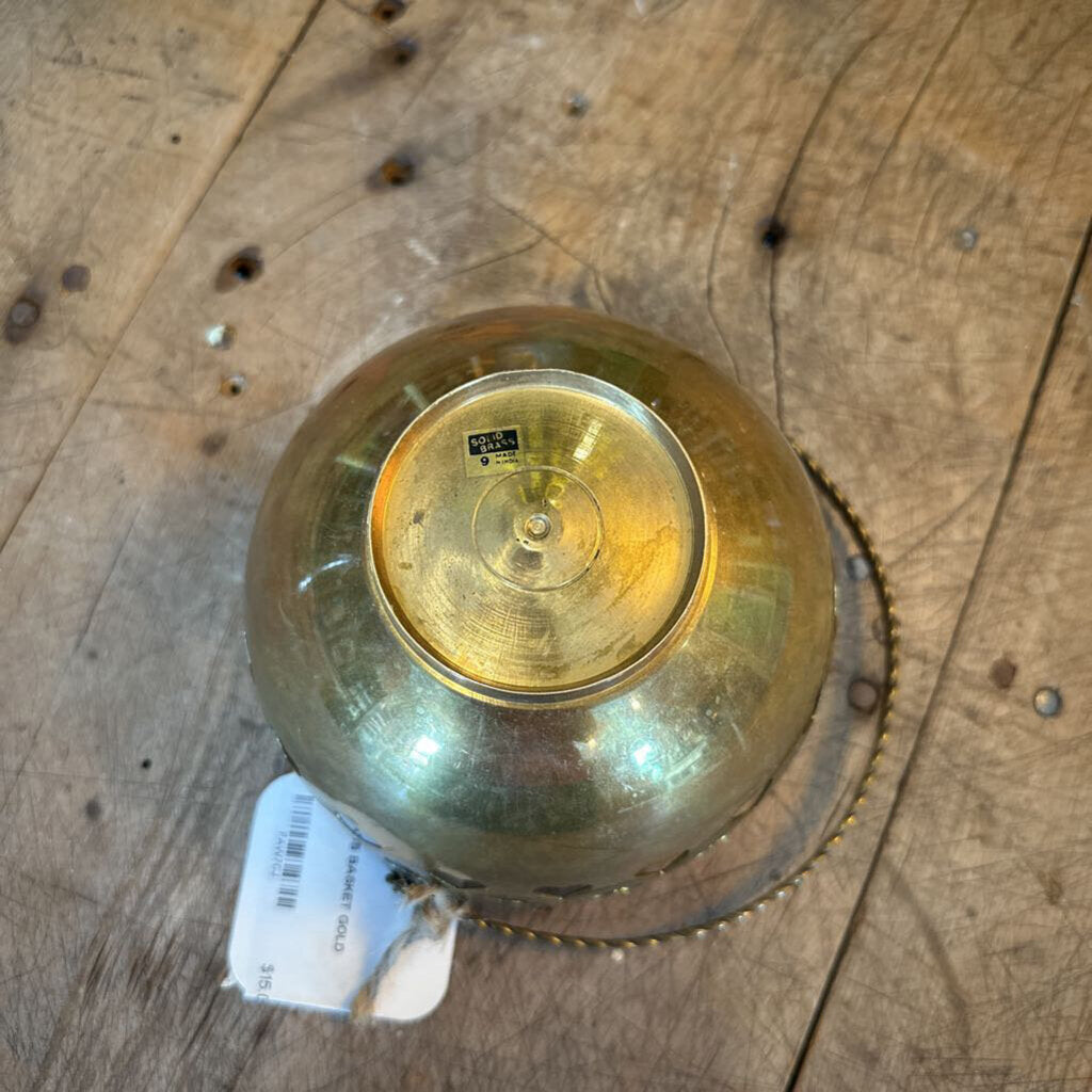 BRASS BASKET