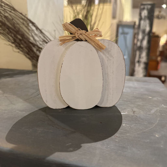 WOODEN PUMPKIN