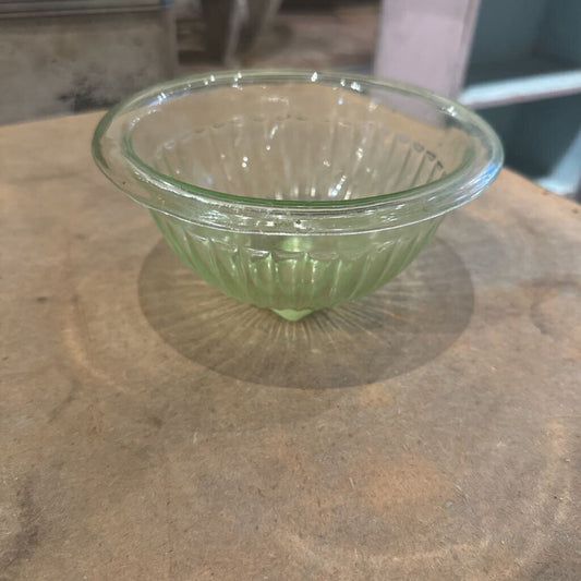 URANIUM GLASS BOWL