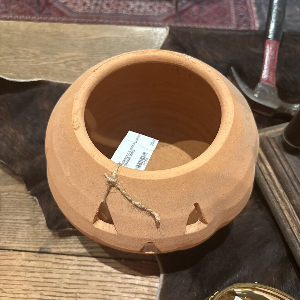 TERRACOTTA JACK-O-LANTERN
