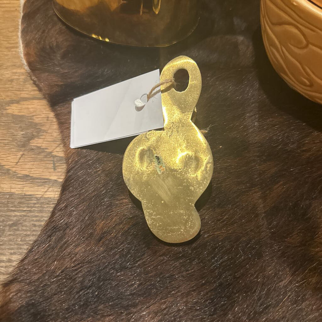 BRASS TREBLE CLEFT CLIP