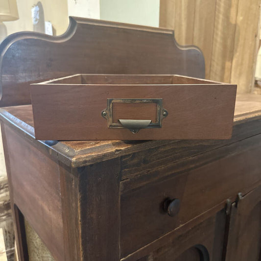 OAK ARTICLE CABINET DRAWER
