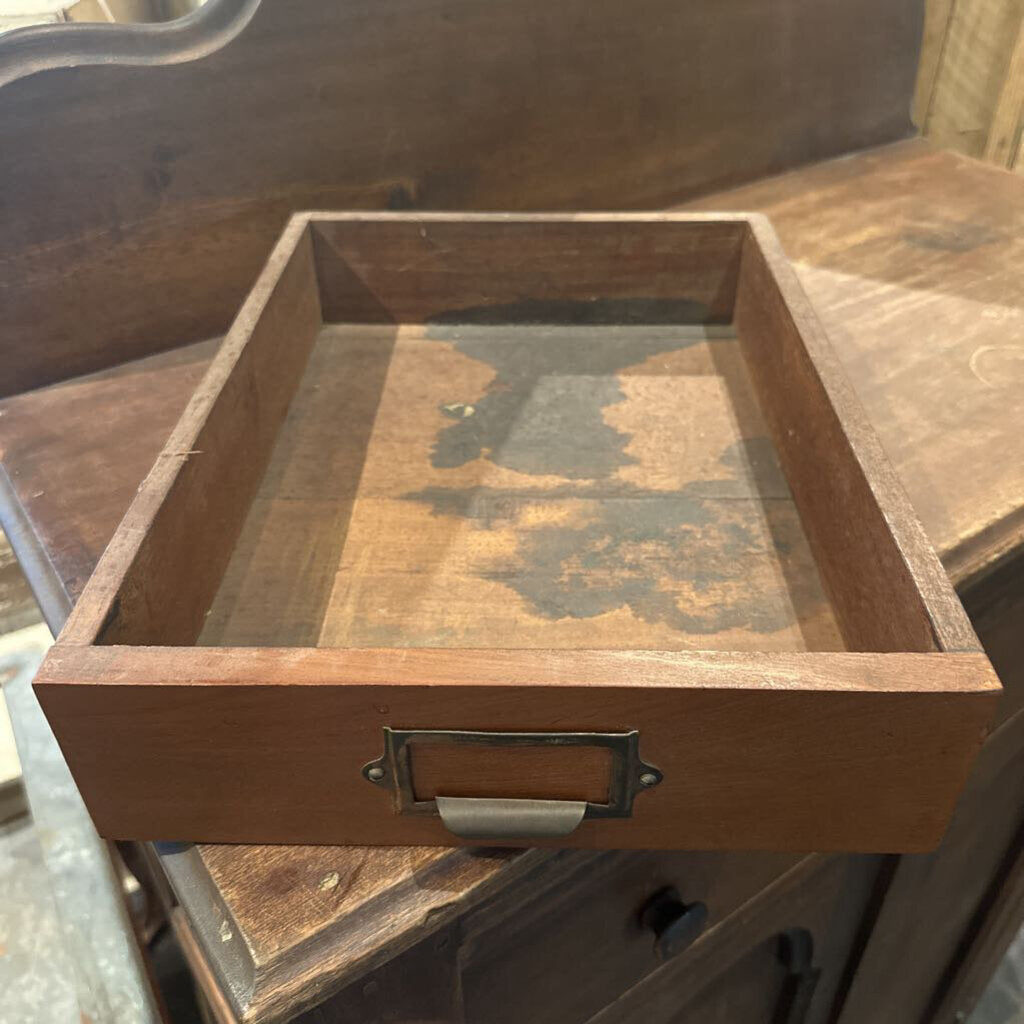 OAK ARTICLE CABINET DRAWER