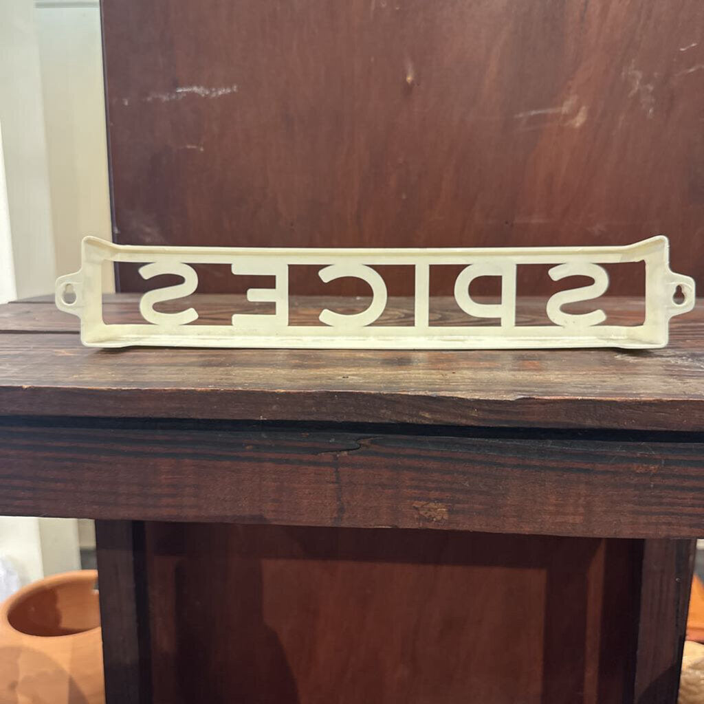 LUSTRO-WARE "SPICES" WALL HANGING SPICE RACK