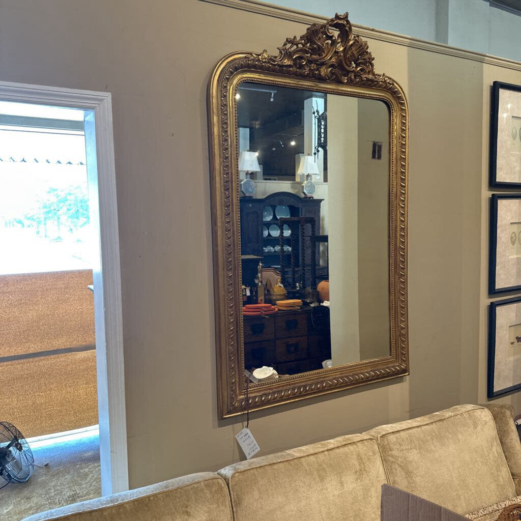 LOUIS XV OR XVI GILT MIRROR