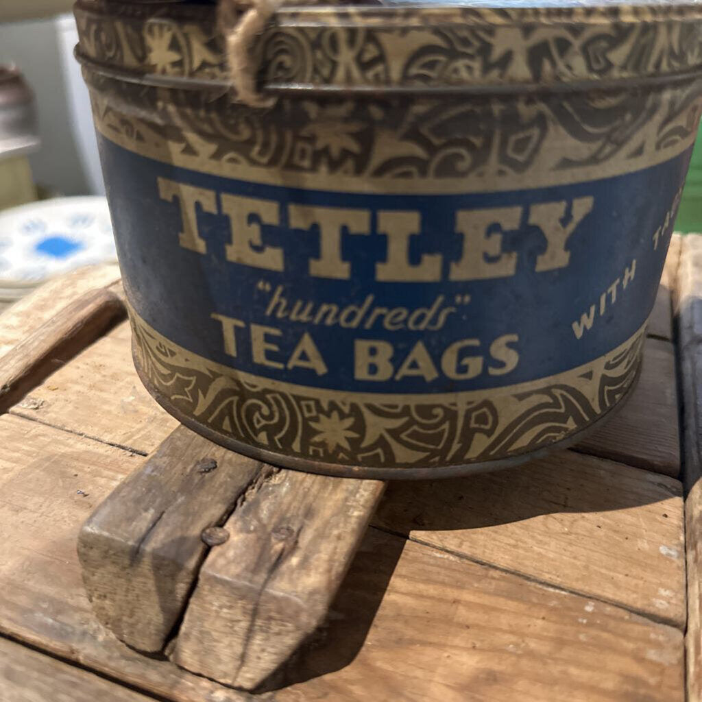 TETLEY TEA TIN