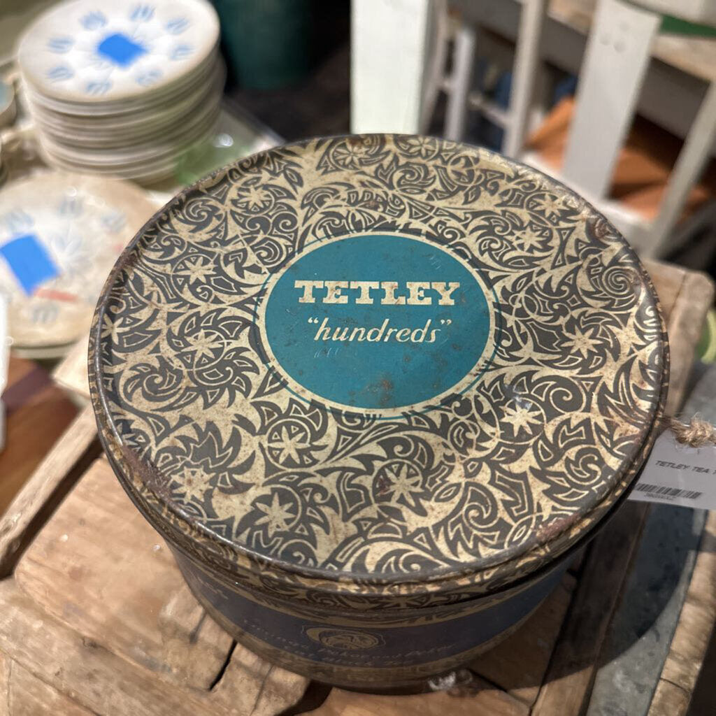 TETLEY TEA TIN